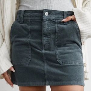 AE High-Waisted Corduroy Mini Skirt